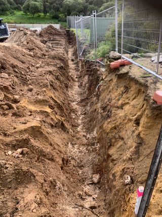 Deep utility trench excavation for underground services in Mandurah - professional trenching for utilities and infrastructure