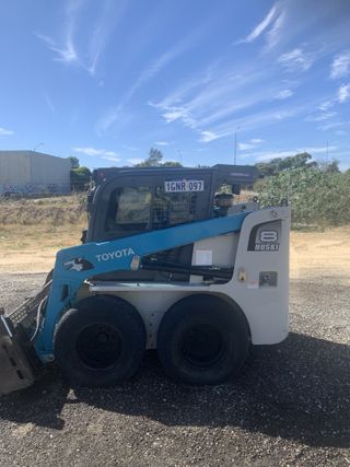 Modern Toyota Huski skid steer loader for compact excavation and material handling in Mandurah